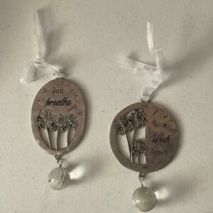 GANZ Silver Inspirational Hanging Ornaments